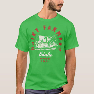 Camiseta Granjas lecheras de Idaho Lechan vacas lecheras