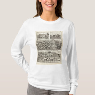 Camiseta Granjas y residencias en el condado de Hardin y El