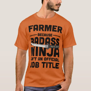 Camiseta Granjero Badass Ninja