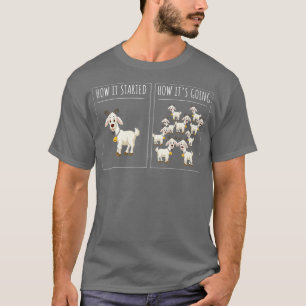Camiseta Granjero, cabra para los amantes de las cabras, ca