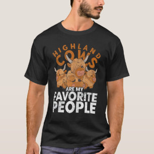 Camiseta Granjero de animales de granja Bovino escocés de l