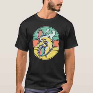 Camiseta Granjero de animales de granja fumando cigarrillos