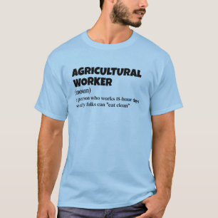 Camiseta Granjero de aves de corral - Definición divertida