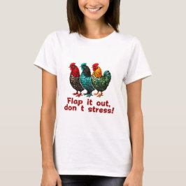 Camiseta Granjero de Aves de Granja de Pollo Gracioso Vinta