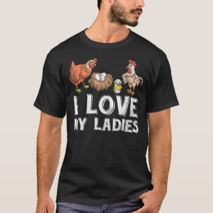 Camiseta Granjero de aves Hen Rooster Granja de pollo