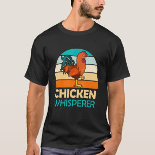 Camiseta Granjero de bigote de pollo Dueño de pollo
