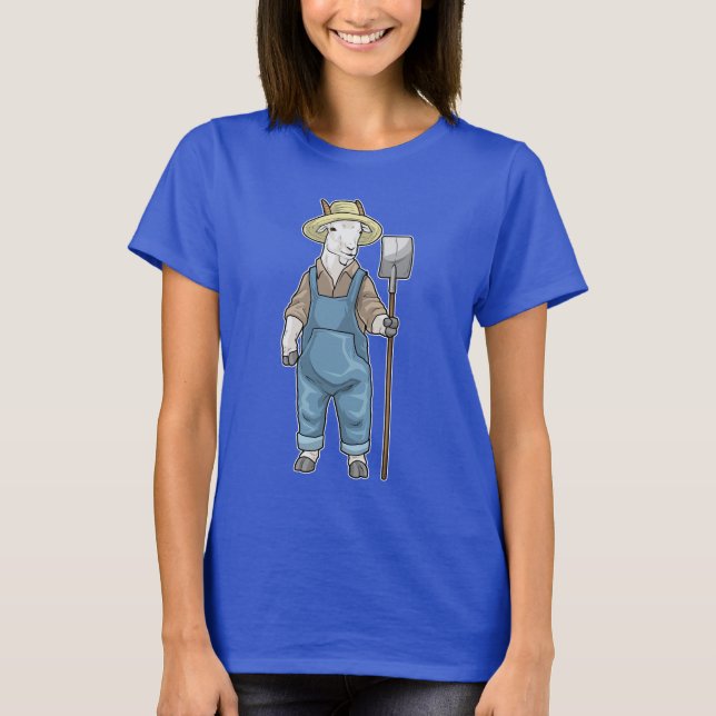 Camiseta Granjero de Cabras Pala Finca (Anverso)