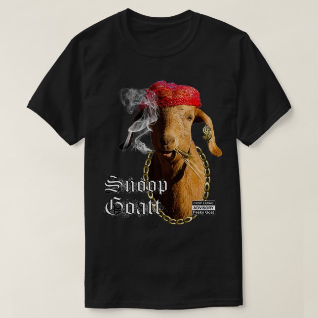 Camiseta Granjero de cabras retro Hiphop, amante de la músi (Diseño del anverso)