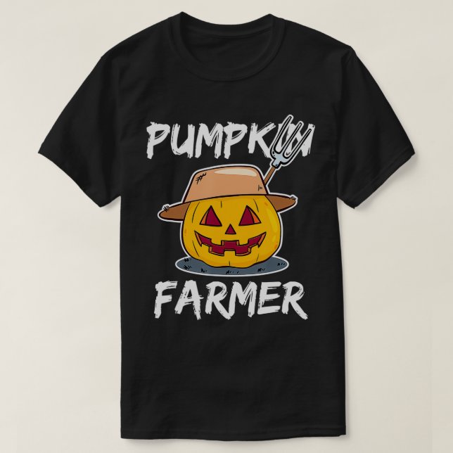 Camiseta Granjero de calabaza (Diseño del anverso)