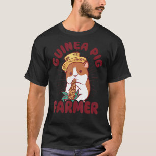 Camiseta Granjero de cerdo de Guinea corbata dueño de anima