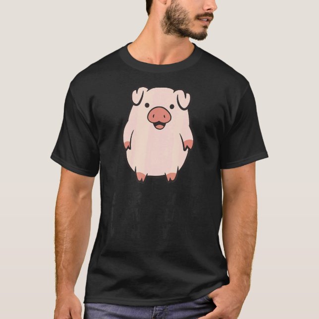 Camiseta Granjero de cerdo siento no poder tener planes con (Anverso)