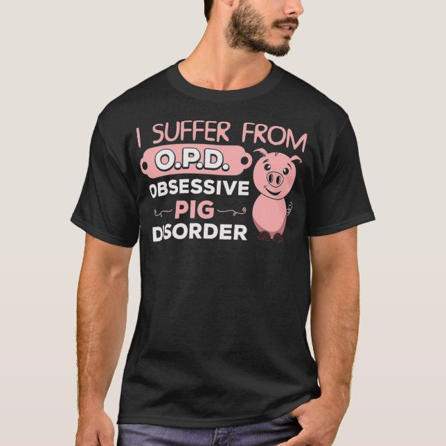 Camiseta Granjero de cerdos Graciosos Regalos Granjas Vida  (Anverso)