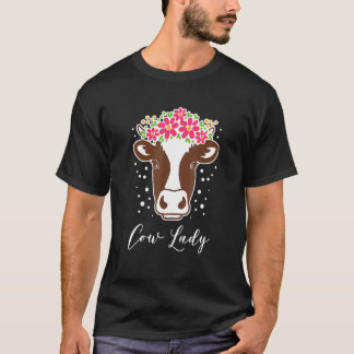 Camiseta Granjero de Cow I Dama de Vaca Idea