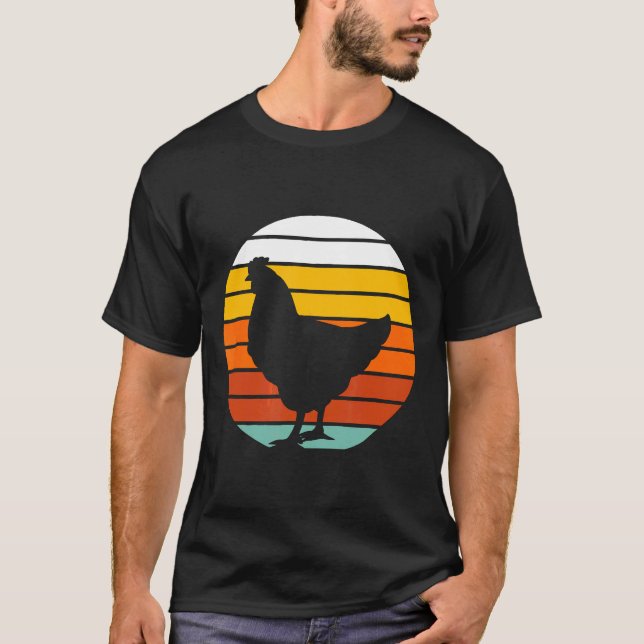 Camiseta Granjero de Gallinas Antiguas (Anverso)
