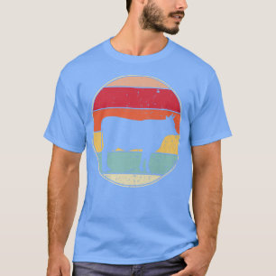 Camiseta Granjero de ganado vacuno retro amante de la carne