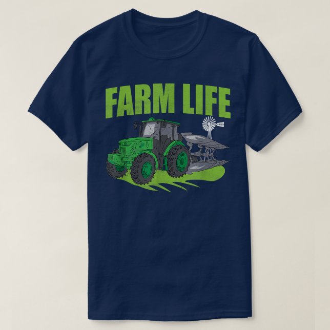 Camiseta Granjero de granja (Diseño del anverso)