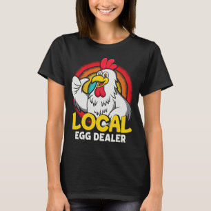 Camiseta Granjero de granjas de pollo con hongos comerciant