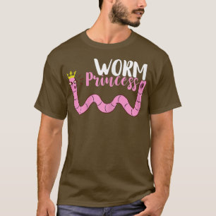 Camiseta Granjero de gusano Princesa Vermicultura Cro de cu