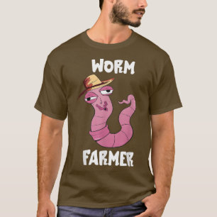 Camiseta Granjero de gusanos Sweat Worm Farm Compostando a 