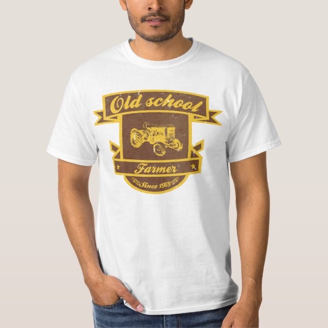 Camiseta Granjero de la escuela vieja (Anverso)