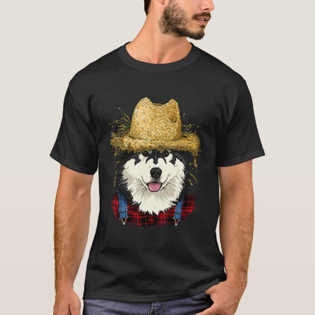 Camiseta Granjero de Malamute de Alaskan (Anverso)