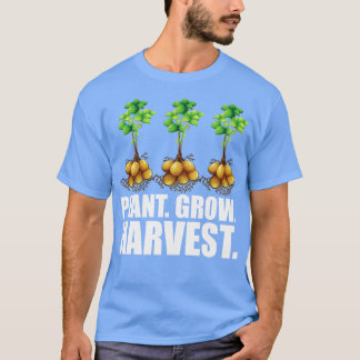 Camiseta Granjero de papa Planta cultivar cosecha w
