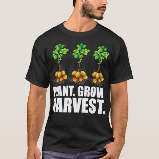 Camiseta Granjero de papa Planta cultivar cosecha w