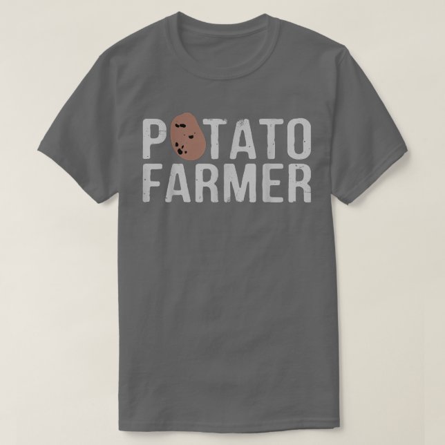 Camiseta Granjero de papas de papa de granja Gracioso (Diseño del anverso)