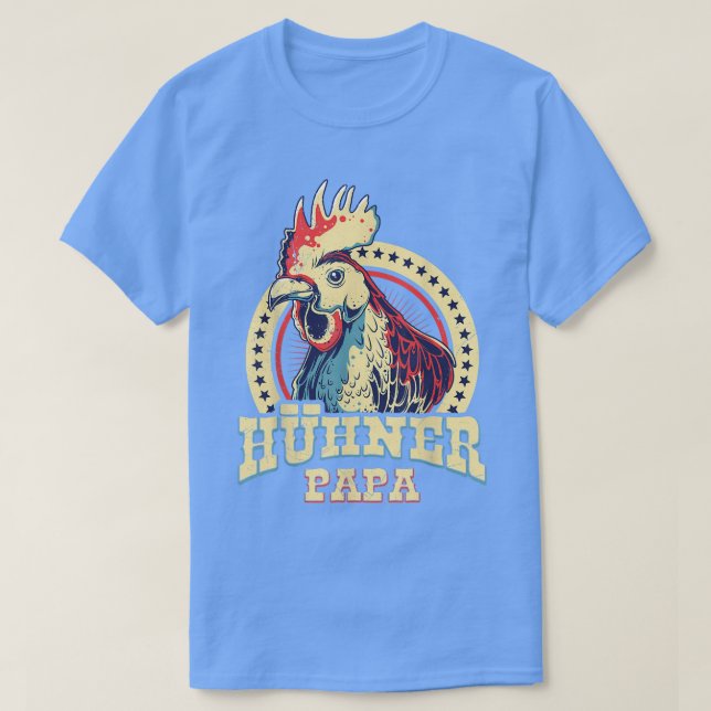 Camiseta Granjero de papi de pollo (Diseño del anverso)