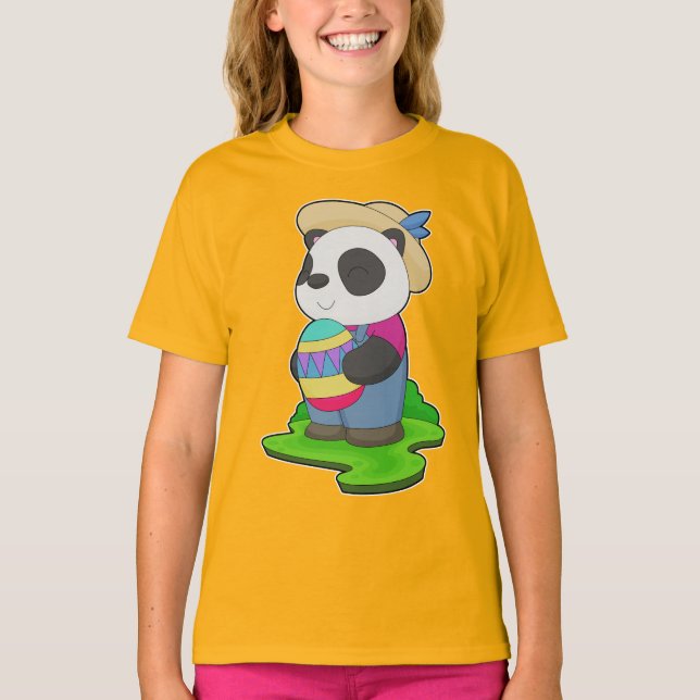 Camiseta Granjero de Pascua Panda (Anverso)