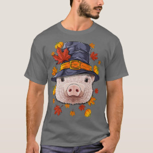 Camiseta Granjero de peregrinos de Acción de Gracias Cae Au