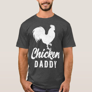 Camiseta Granjero de pollo criador de gallinas papi padre