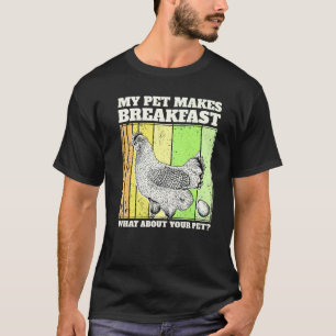 Camiseta Granjero de pollo de afición - Mi Mascota desayuna