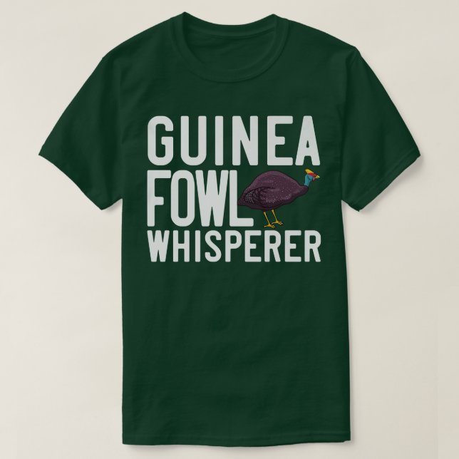 Camiseta Granjero de pollo de Guinea (Diseño del anverso)