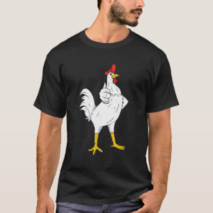 Camiseta Granjero de pollo de la granja de gallos