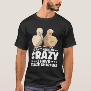 Camiseta granjero de pollo de seda china Silkie sedoso