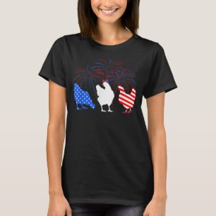 Camiseta Granjero de pollo - Desayuno de Caca - Huevo fresc