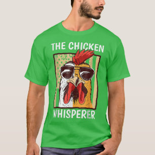 Camiseta Granjero de pollo en el patio trasero de Whisperer