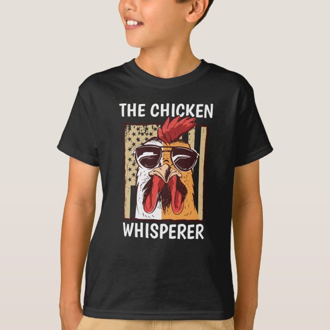 Camiseta Granjero de pollo en el patio trasero de Whisperer (Anverso)
