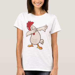 Camiseta Granjero de pollo haciendo Dab haciendo baile Dab