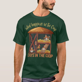 Camiseta Granjero de pollo Mi pollo no es una opción