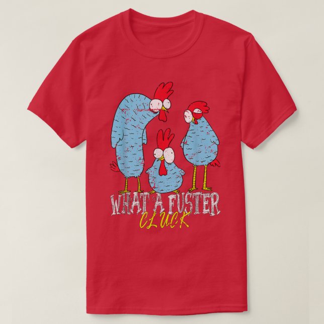 Camiseta Granjero de pollo qué truco de ferry  (Diseño del anverso)