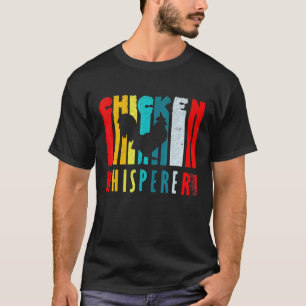 Camiseta Granjero de pollo retro Whisperer