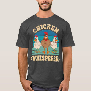Camiseta Granjero de pollo Whisperer Granjero de pollo Love