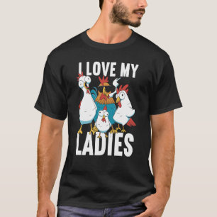 Camiseta Granjero de Pollos Susurro de Pollos Granja Animal