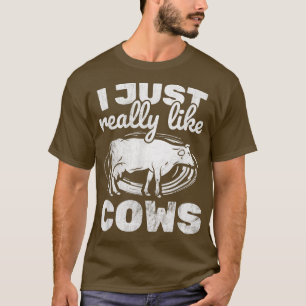 Camiseta Granjero de ranchos cultivando animales como vacas