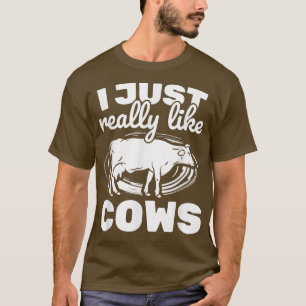 Camiseta Granjero de ranchos cultivando animales como vacas