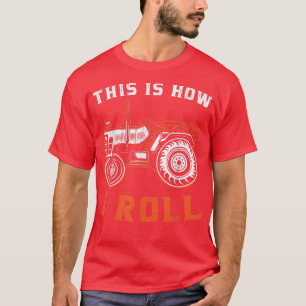 Camiseta Granjero De Tractores Así Es Como Me Dejo