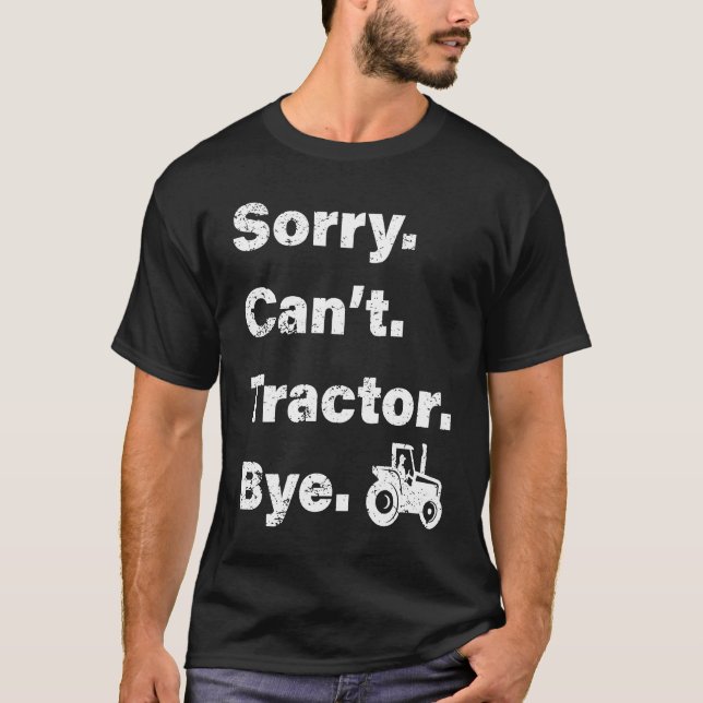 Camiseta Granjero de Tractores de Vida Agrícola (Anverso)