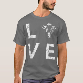 Camiseta Granjero de vacas agricultor de leche de ganado bo